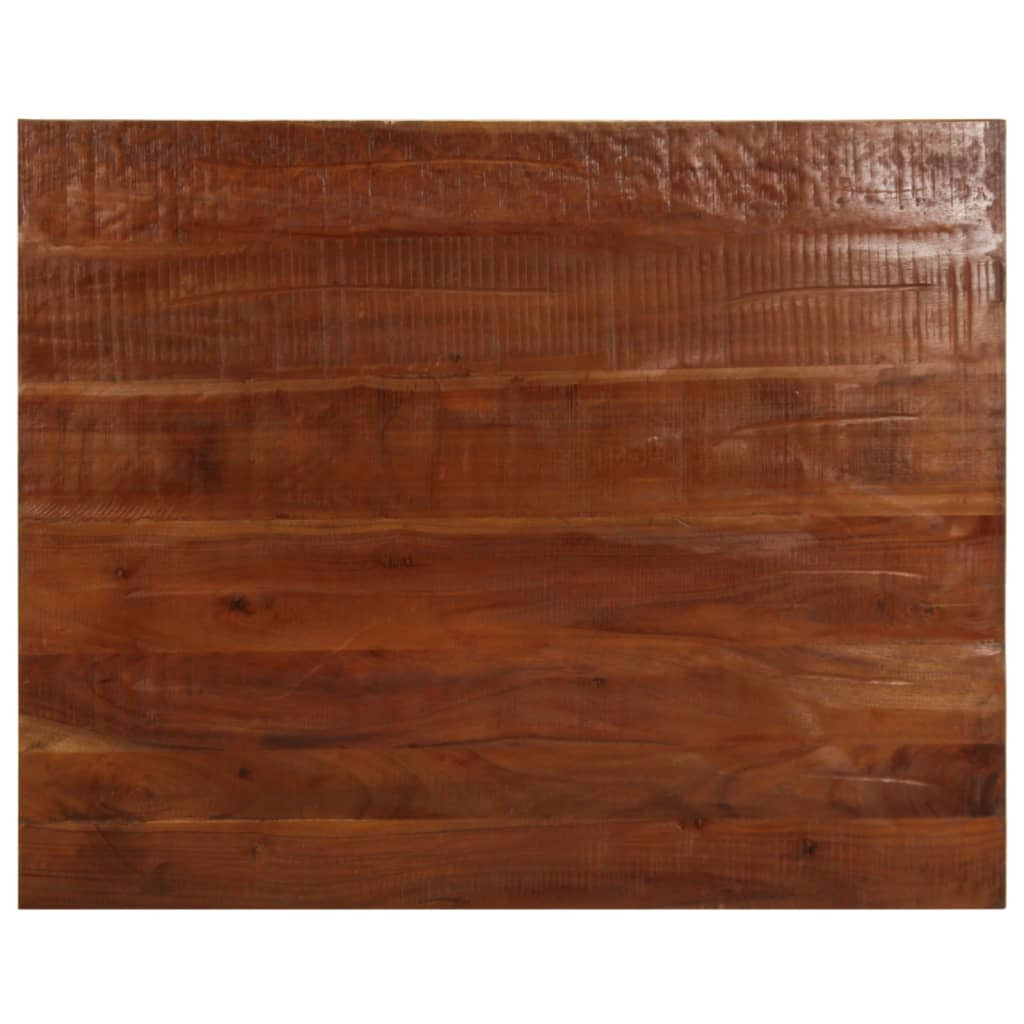 vidaXL Tischplatte 110x80x2,5 cm Rechteckig Altholz Massiv