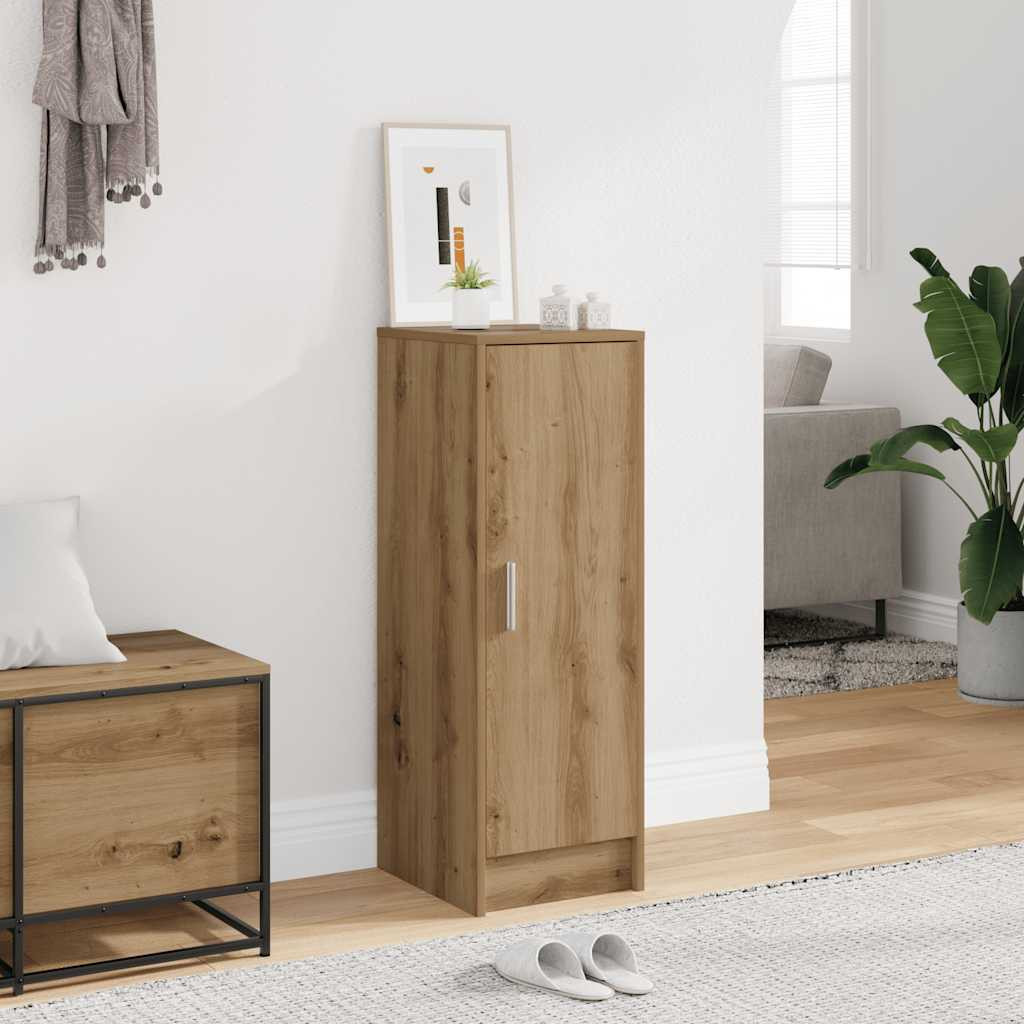 vidaXL Schuhschrank Artisan-Eiche 32x35x92 cm Holzwerkstoff