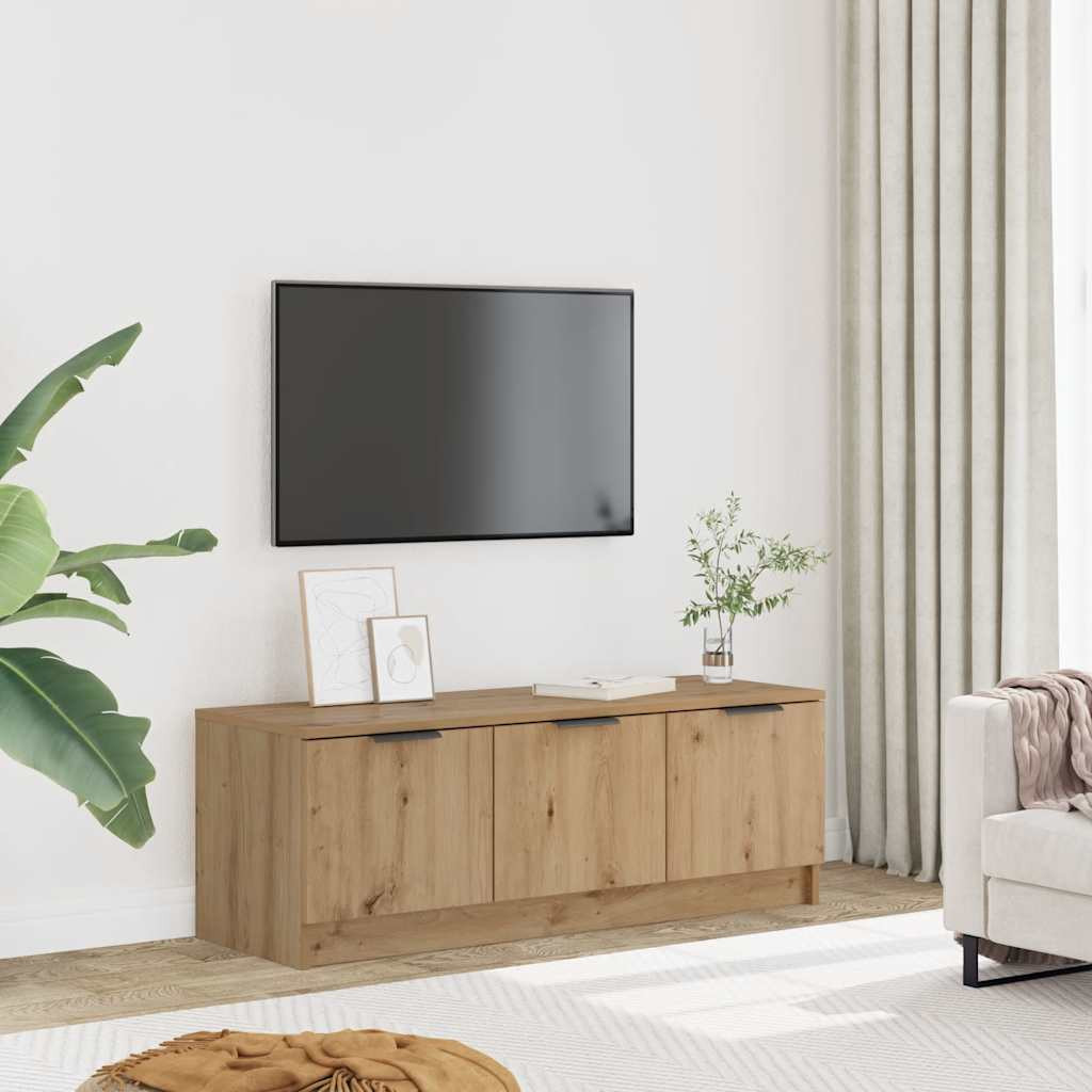 vidaXL TV-Schrank Artisan-Eiche 102x35x36,5 cm Holzwerkstoff