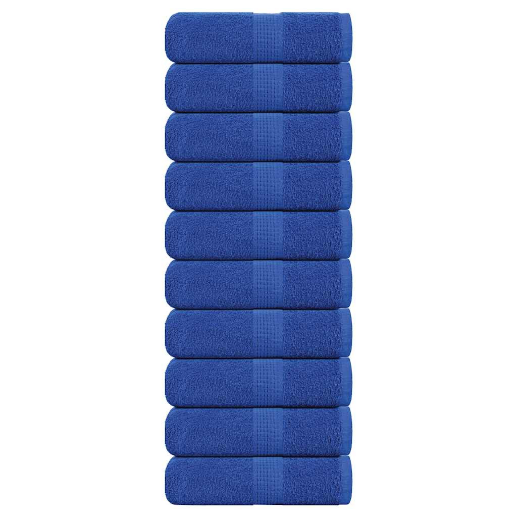 vidaXL Gästetücher FROGN 10 Stk. Blau 30x50 cm 360 g/m²