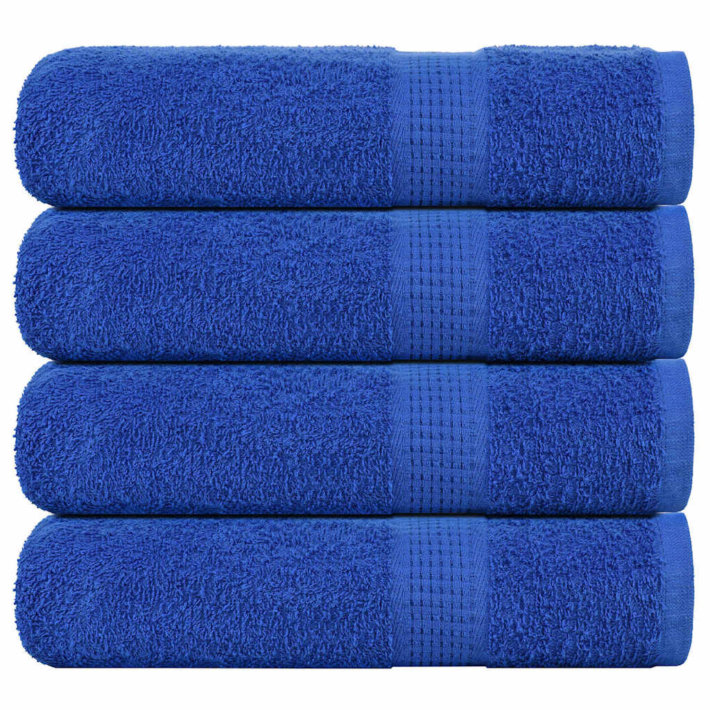 vidaXL Duschtücher FROGN 4 Stk. Blau 70x140 cm 360 g/m²