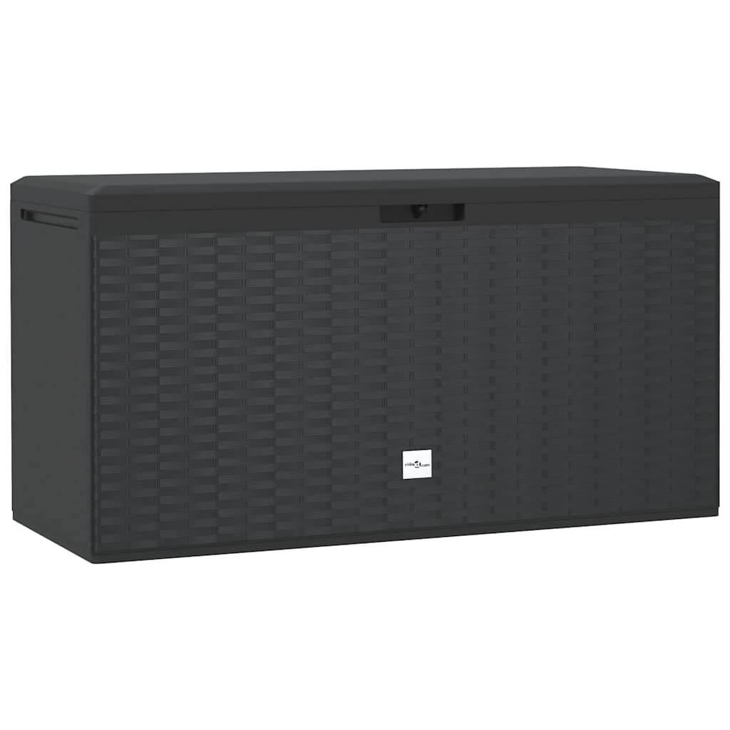 vidaXL Gartenbox Anthrazit 114x47x60 cm