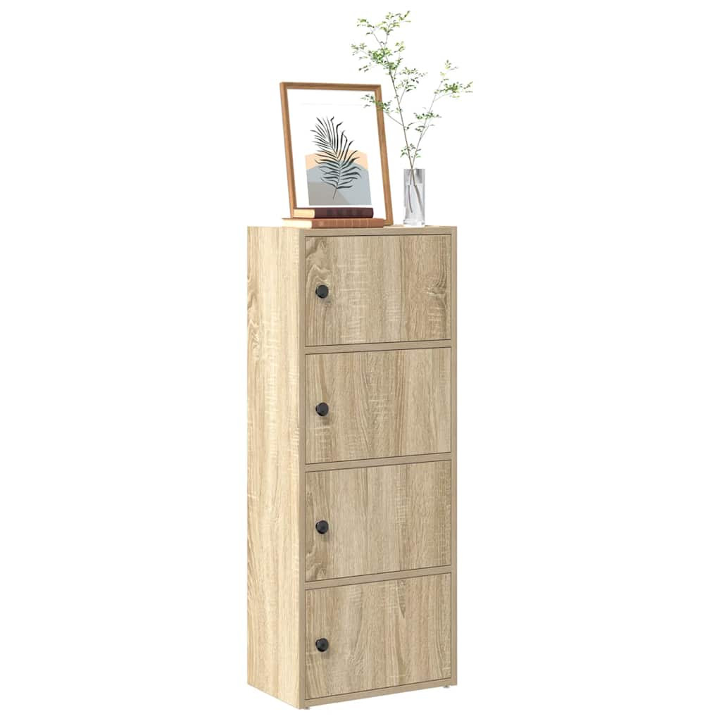 vidaXL Bücherregal Sonoma-Eiche 40x24x102 cm Holzwerkstoff