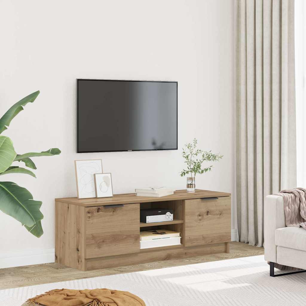 vidaXL TV-Schrank Artisan-Eiche 102x35x36,5 cm Holzwerkstoff