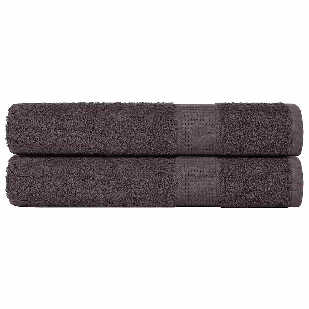 vidaXL Saunatücher FROGN 2 Stk. Anthrazit 80x200 cm 360 g/m²