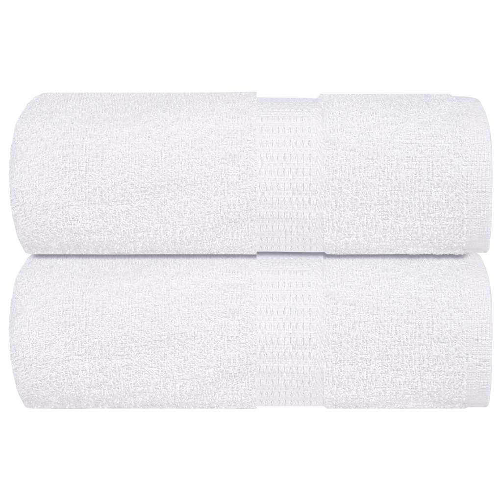 vidaXL Gästetücher FROGN 2 Stk. Weiß 30x50 cm 360 g/m²