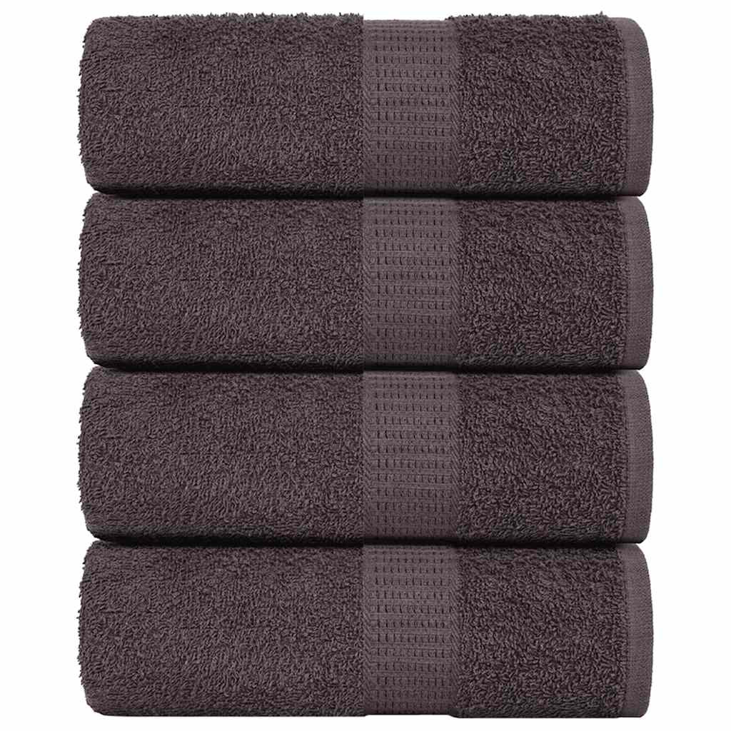 vidaXL Waschlappen FROGN 4 Stk. Anthrazit 15x21 cm 360 g/m²