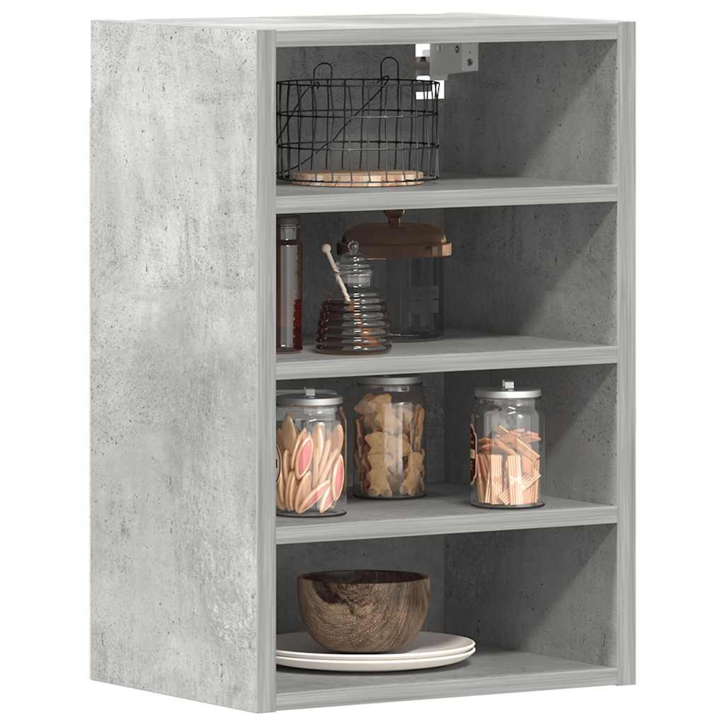 vidaXL Hängeschrank Riga Betongrau 40x29,5x60 cm Holzwerkstoff