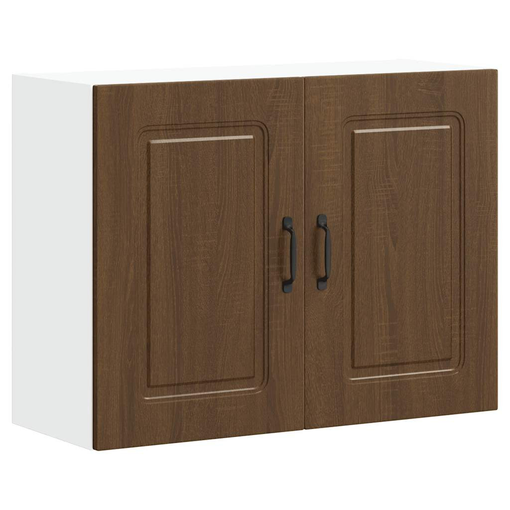 vidaXL Küchen-Hängeschrank Kalmar Braun Eichen-Optik Holzwerkstoff