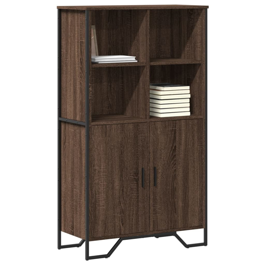 vidaXL Highboard Eichen-Optik 79,5x35,5x137,5 cm Holzwerkstoff