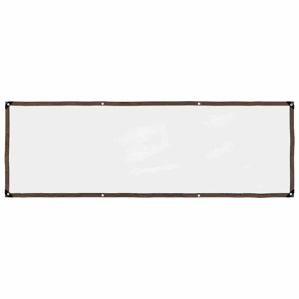 vidaXL Transparente Plane mit Ösen 1x3 m Polyethylen