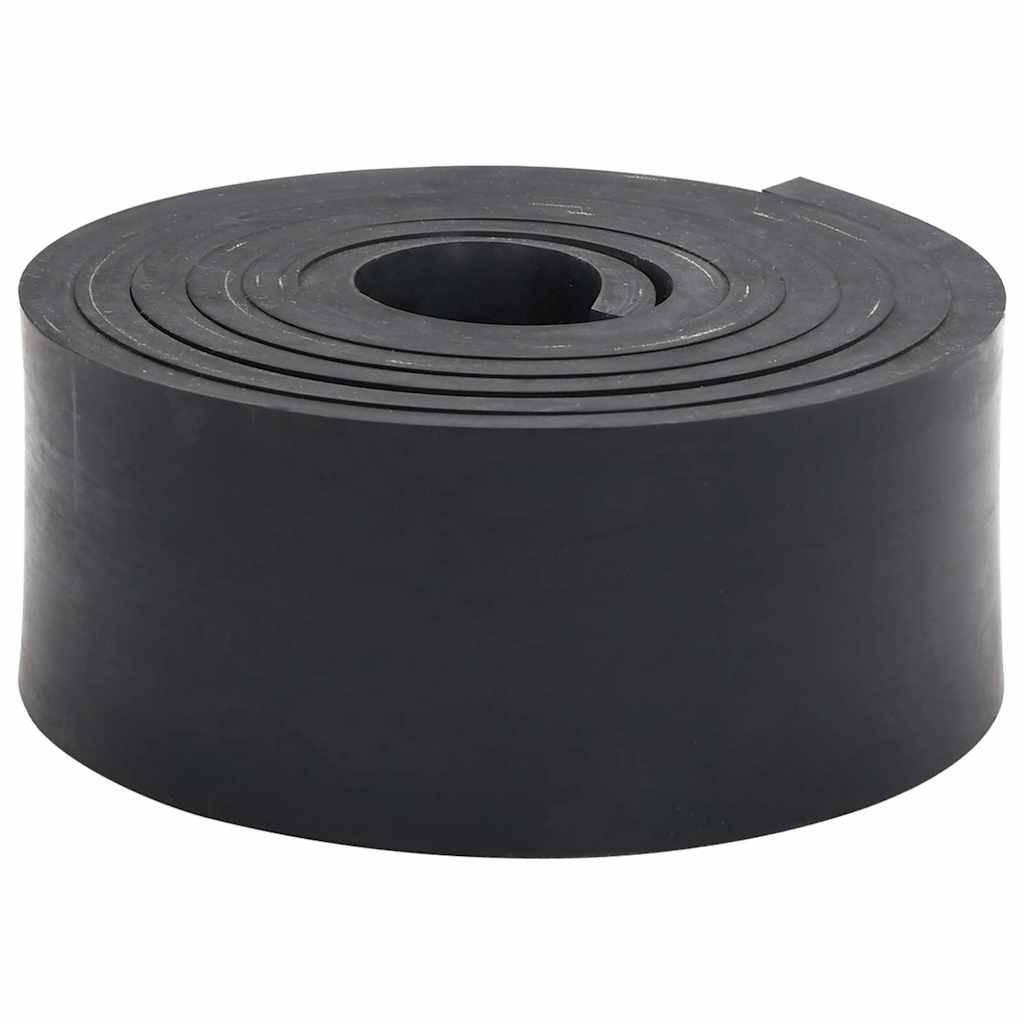 vidaXL Gummileiste für Schneepflug Schwarz 300x8x1 cm