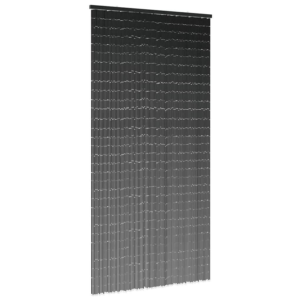 vidaXL Insekten-Türvorhang Dunkelgrau 100x220 cm Bambus