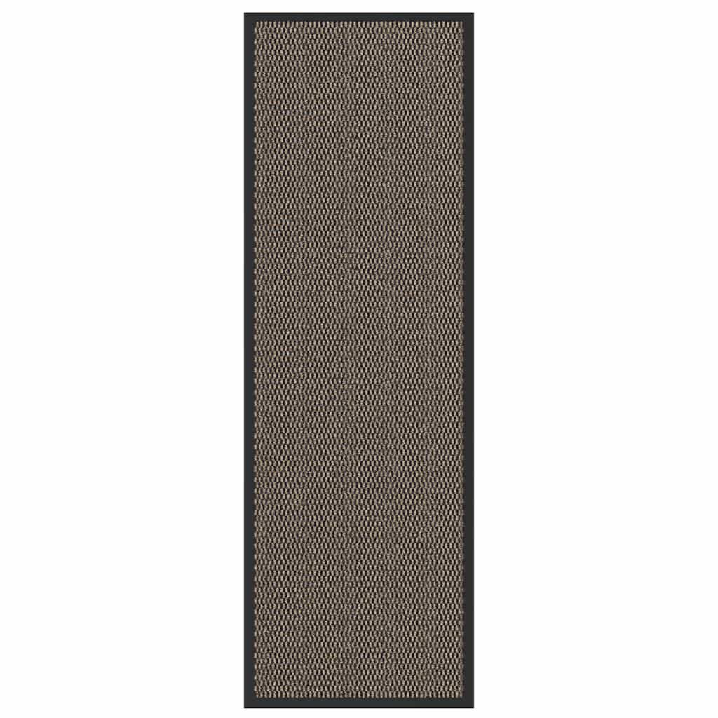 vidaXL Fußmatte Braun 60x180 cm
