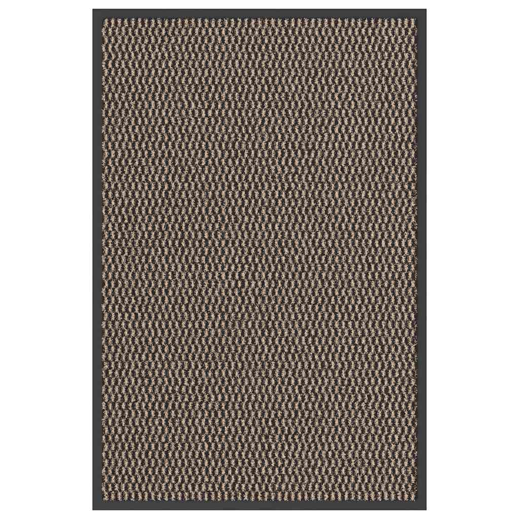 vidaXL Fußmatte Braun 60x90 cm