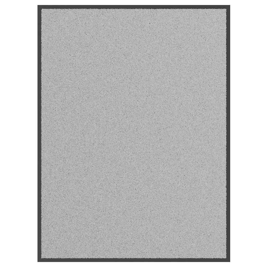 vidaXL Fußmatte Grau 80x120 cm