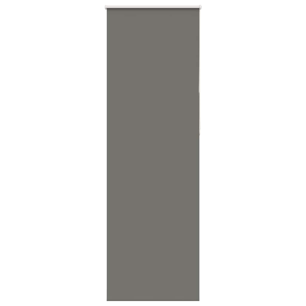 vidaXL Verdunkelungsrollo Grau 80x210 cm Stoffbreite 75,7 cm Polyester