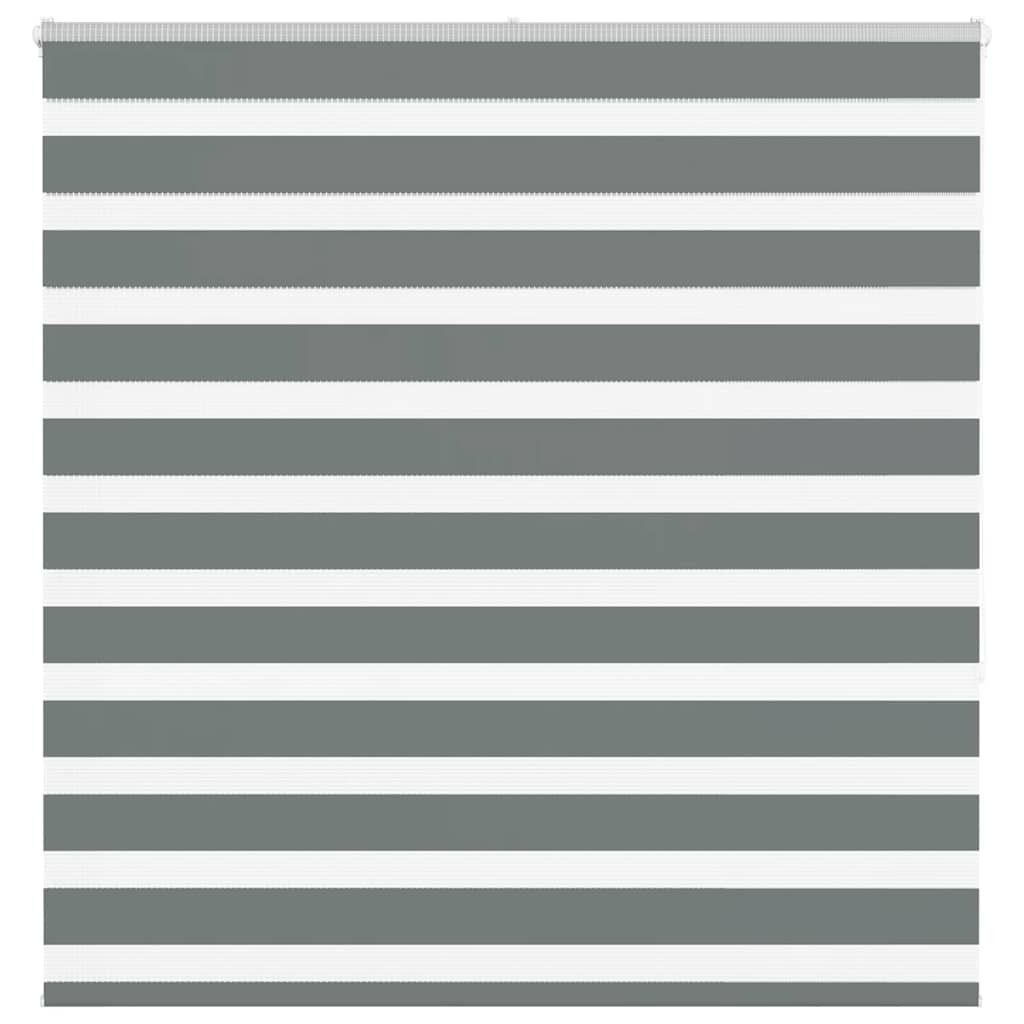 vidaXL Doppelrollo Dunkelgrau 145x150cm Stoffbreite 140,9 cm Polyester