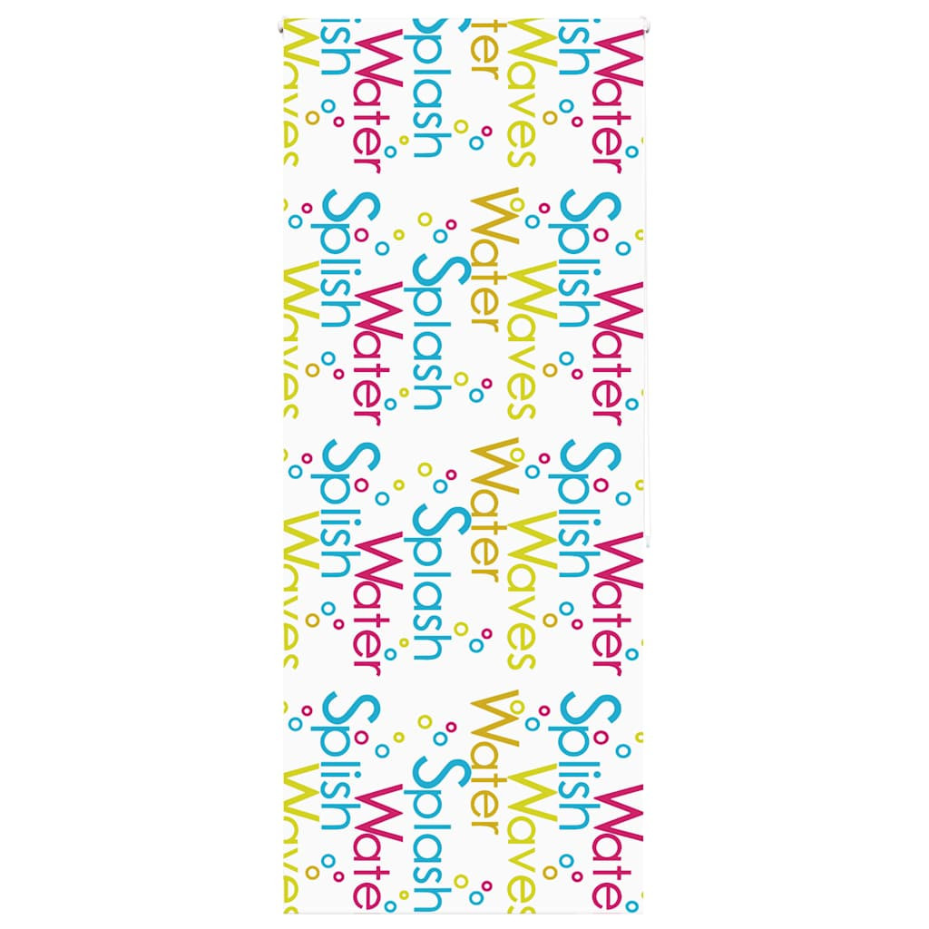 vidaXL Duschrollo 110x240 cm Stoffbreite 106 cm