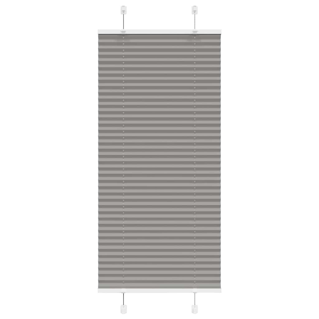 vidaXL Plissee Anthrazit 55x150 cm Stoffbreite 54,4 cm Polyester
