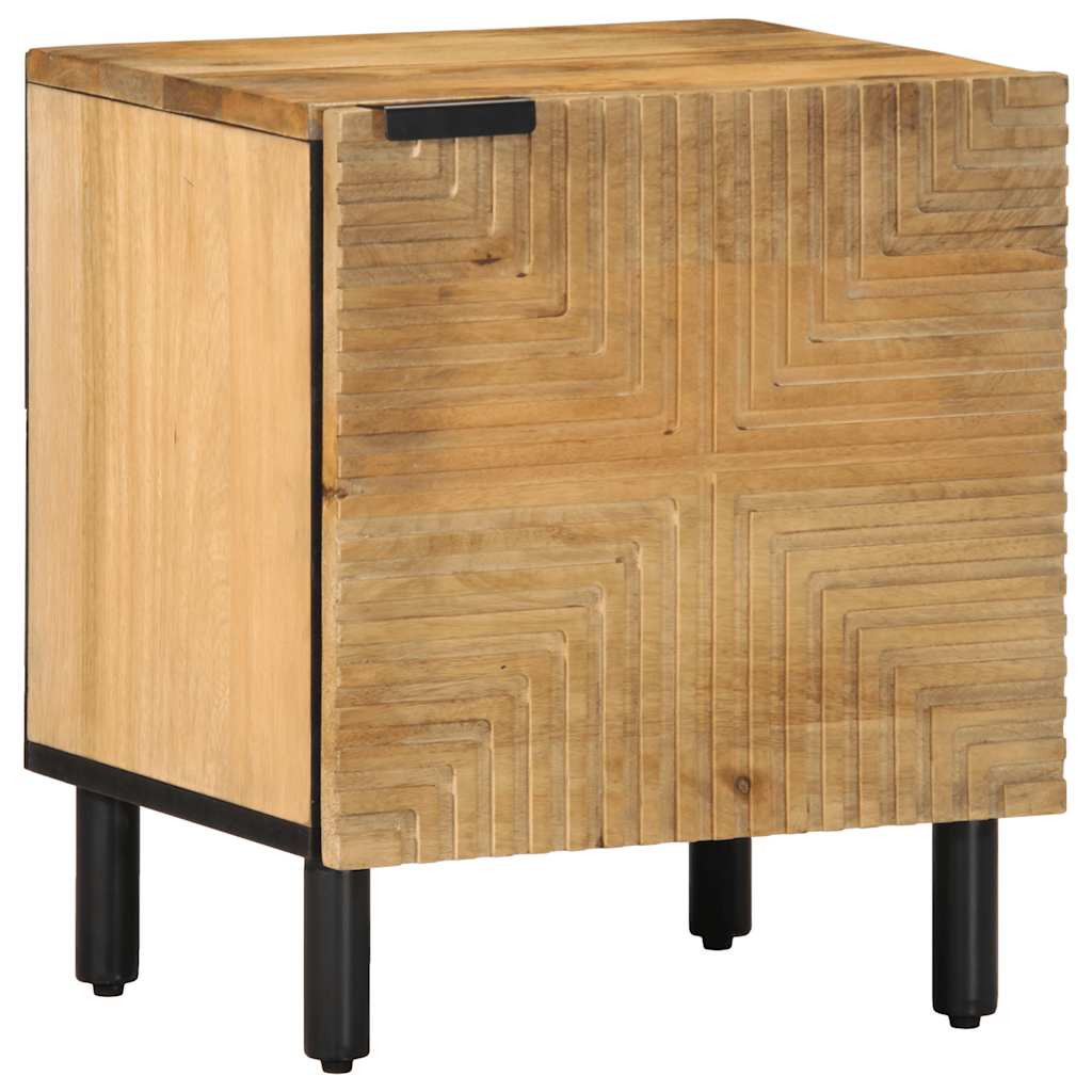 vidaXL Nachttisch Braun 40x33x46 cm Massivholz Mango