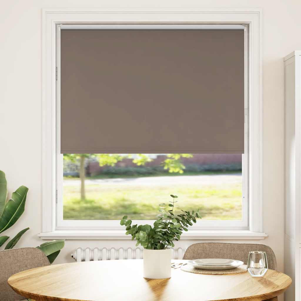 vidaXL Verdunkelungsrollo Kaffeebraun 100x150cm Stoffbreite 95,7cm