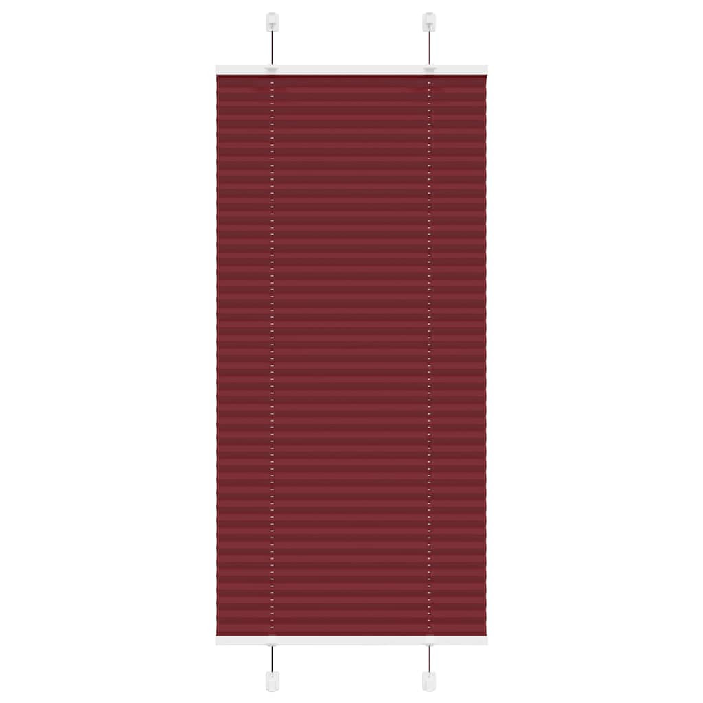 vidaXL Plissee Bordeauxrot 60x150 cm Stoffbreite 59,4 cm Polyester