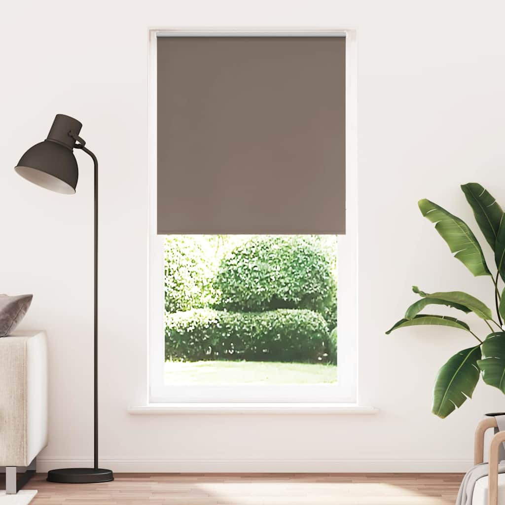 vidaXL Verdunkelungsrollo Kaffeebraun 110x230 cm Stoffbreite 105,7 cm