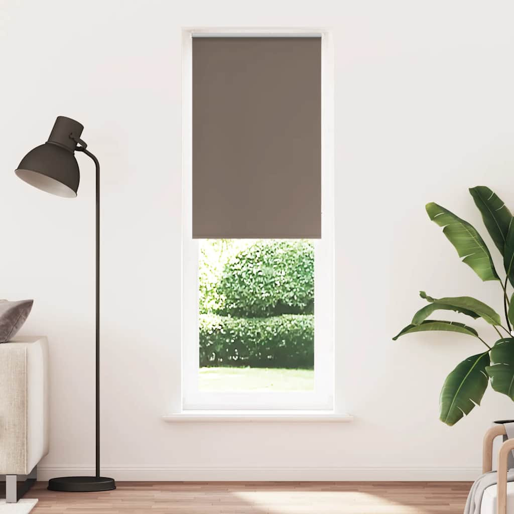 vidaXL Verdunkelungsrollo Kaffeebraun 75x230 cm Stoffbreite 70,7 cm
