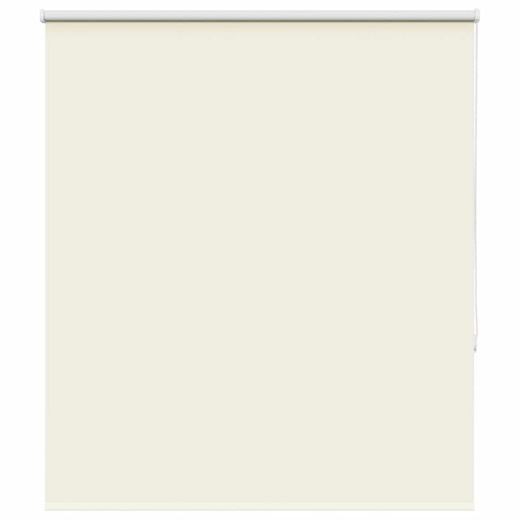 vidaXL Verdunkelungsrollo Cremeweiß 125x150cm Stoffbreite 121,6cm
