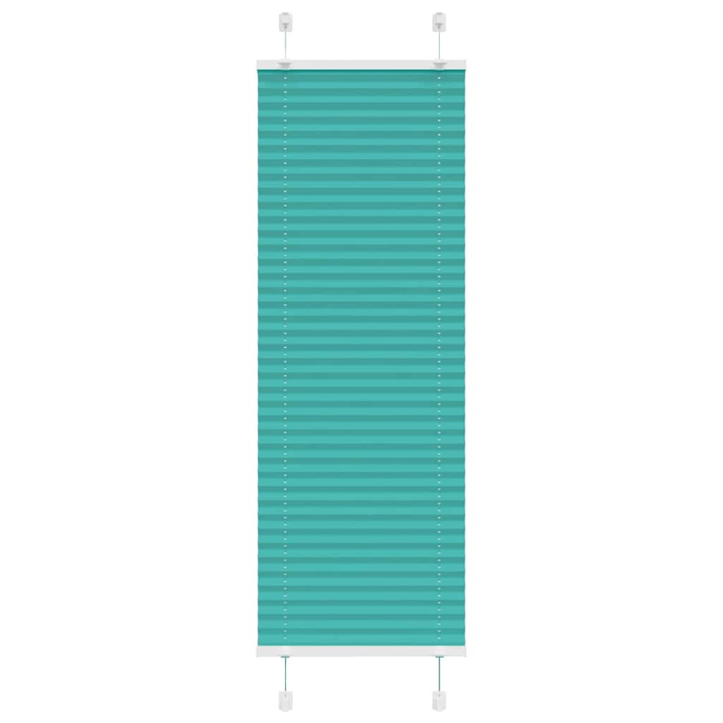 vidaXL Plissee Petrolgrün 45x150 cm Stoffbreite 44,4 cm Polyester