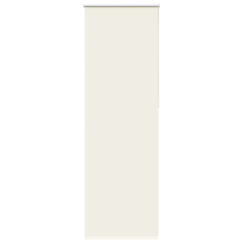 vidaXL Verdunkelungsrollo Cremeweiß 65x210cm Stoffbreite 60,7 cm