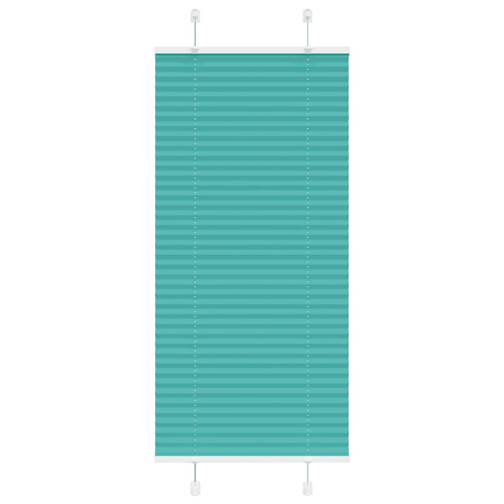 vidaXL Plissee Petrolgrün 65x150 cm Stoffbreite 64,4 cm Polyester