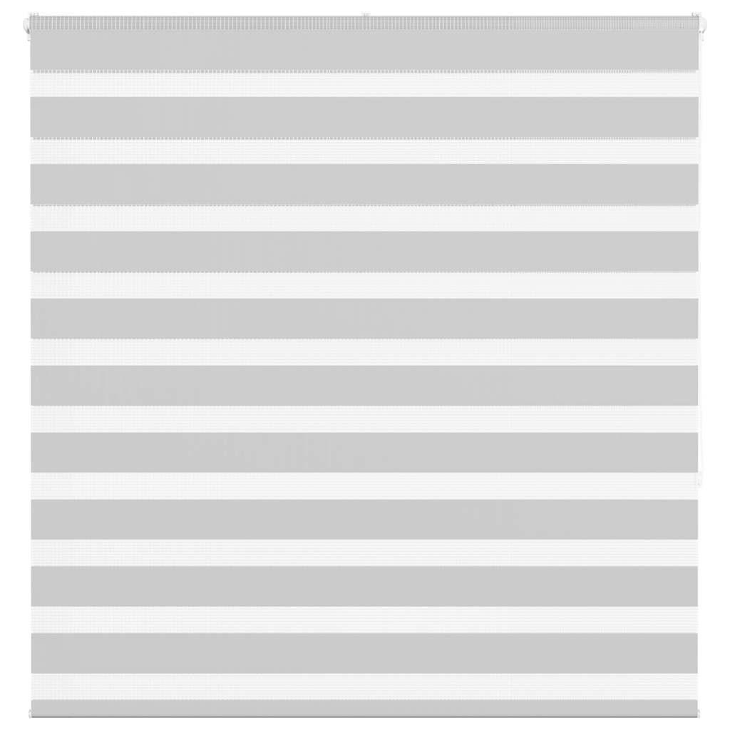 vidaXL Doppelrollo Hellgrau 140x150 cm Stoffbreite 135,9 cm Polyester