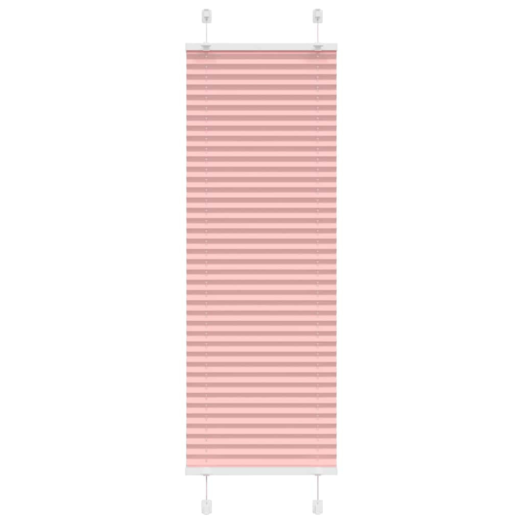 vidaXL Plissee Rosa 50x100 cm Stoffbreite 49,4 cm Polyester