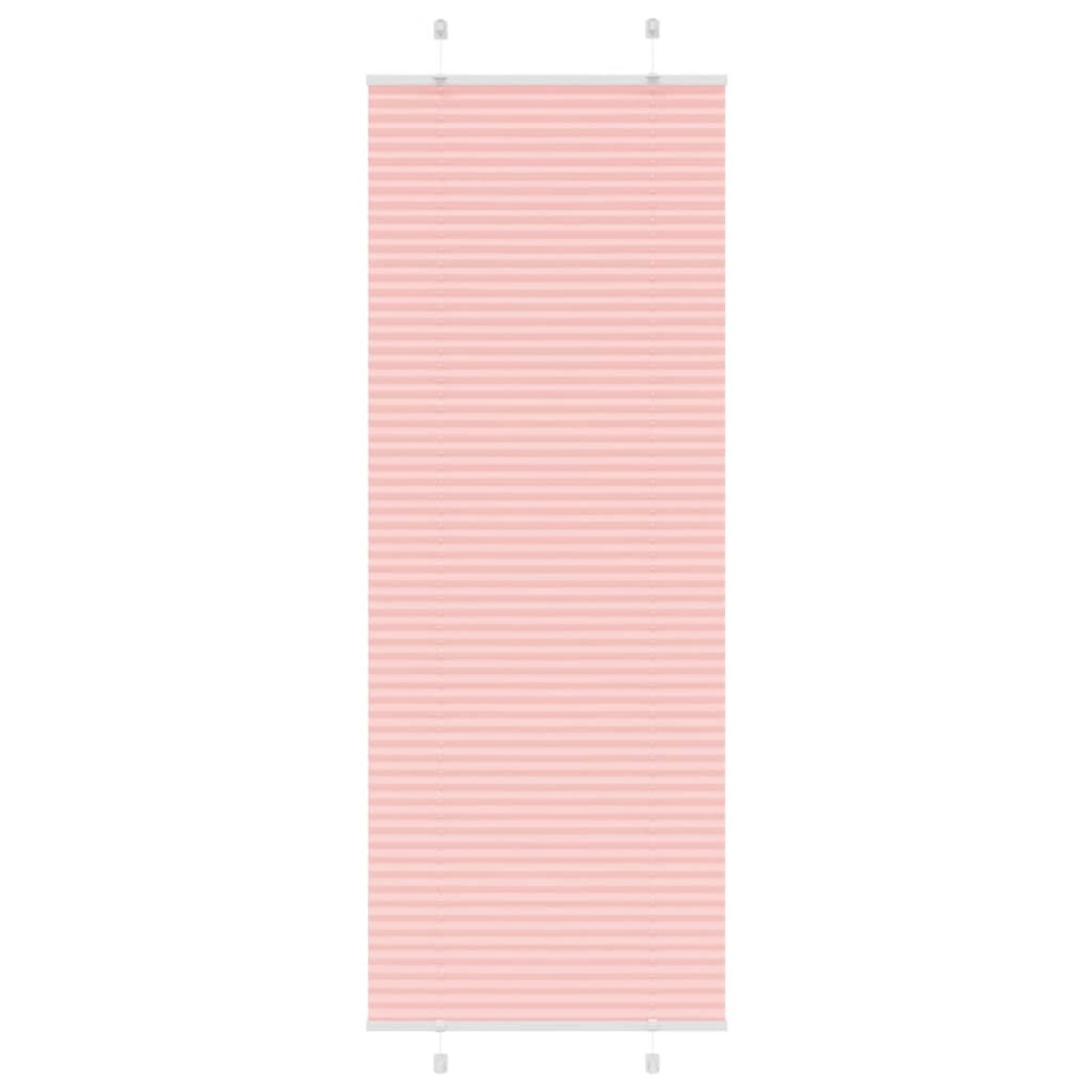 vidaXL Plissee Rosa 70x200 cm Stoffbreite 69,4 cm Polyester