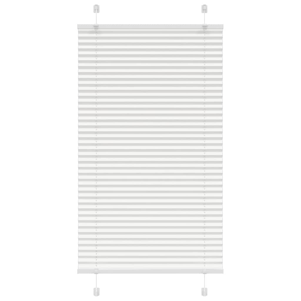 vidaXL Plissee Weiß 75x150 cm Stoffbreite 74,4 cm Polyester