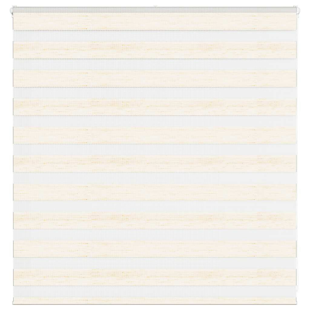 vidaXL Doppelrollo Marmorbeige 140x100cm Stoffbreite 135,9 cm Polyester