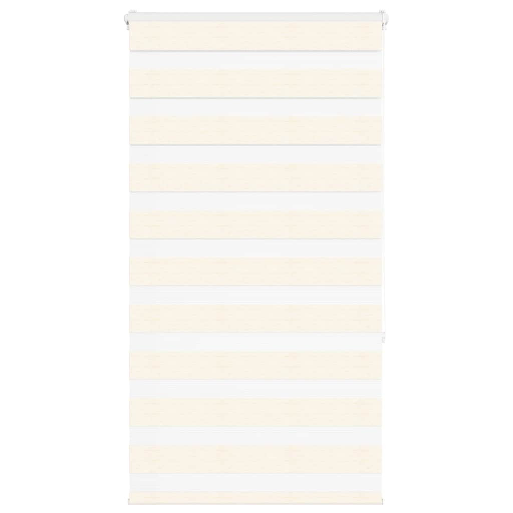 vidaXL Doppelrollo Marmorbeige 75x150 cm Stoffbreite 70,9 cm Polyester