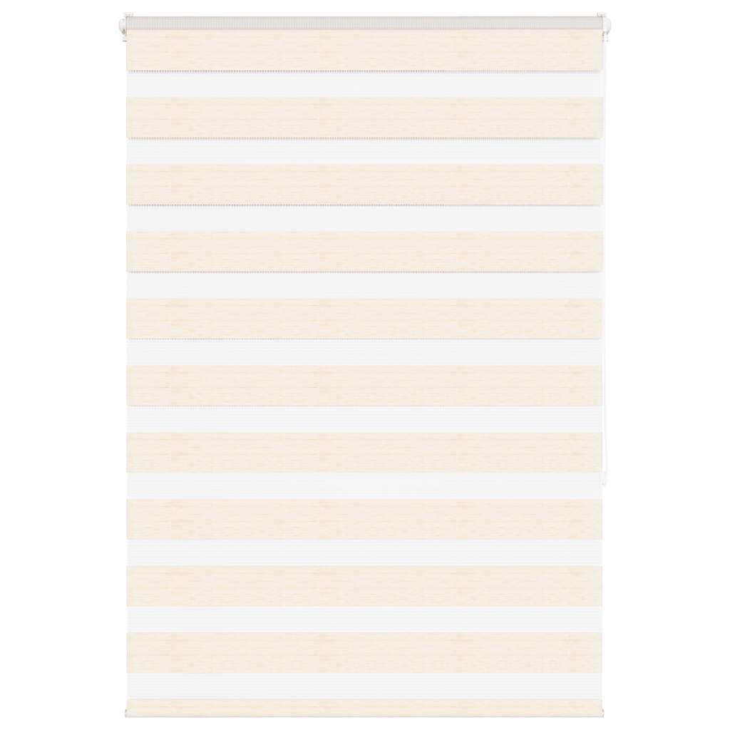 vidaXL Doppelrollo Marmorbeige 105x150cm Stoffbreite 100,9 cm Polyester