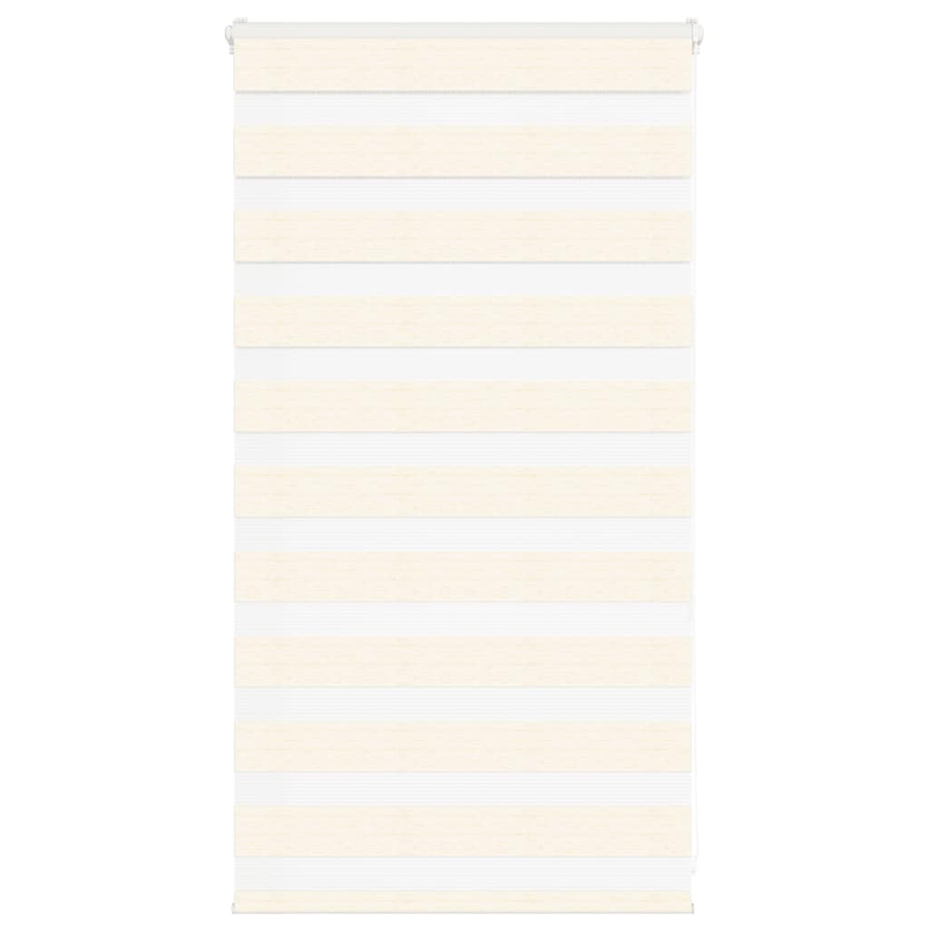 vidaXL Doppelrollo Marmorbeige 70x100 cm Stoffbreite 65,9 cm Polyester