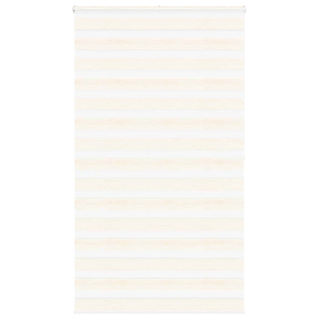 vidaXL Doppelrollo Marmorbeige 135x200cm Stoffbreite 130,9 cm Polyester