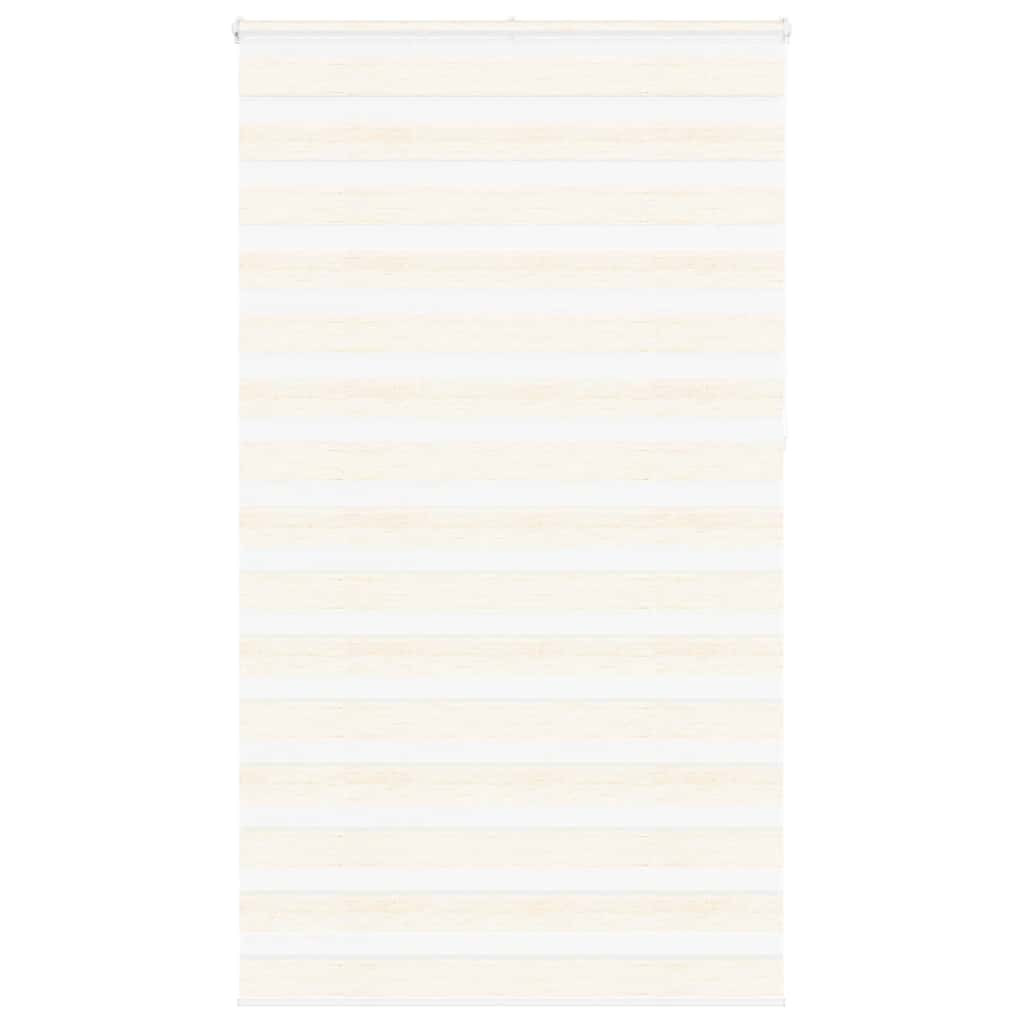 vidaXL Doppelrollo Marmorbeige 125x230cm Stoffbreite 120,9 cm Polyester