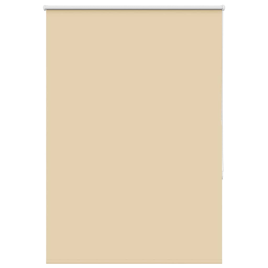 vidaXL Verdunkelungsrollo Beige 90x130cm Stoffbreite 85,7 cm Polyester