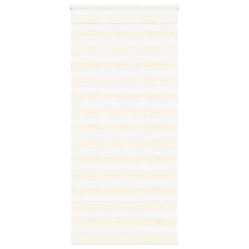 vidaXL Doppelrollo Marmorbeige 105x200cm Stoffbreite 100,9 cm Polyester
