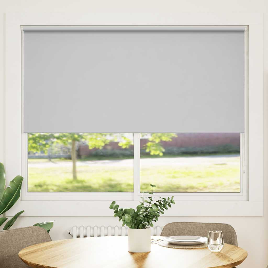 vidaXL Verdunkelungsrollo 144,4 x 175 cm, Stoffbreite 140 cm, grau