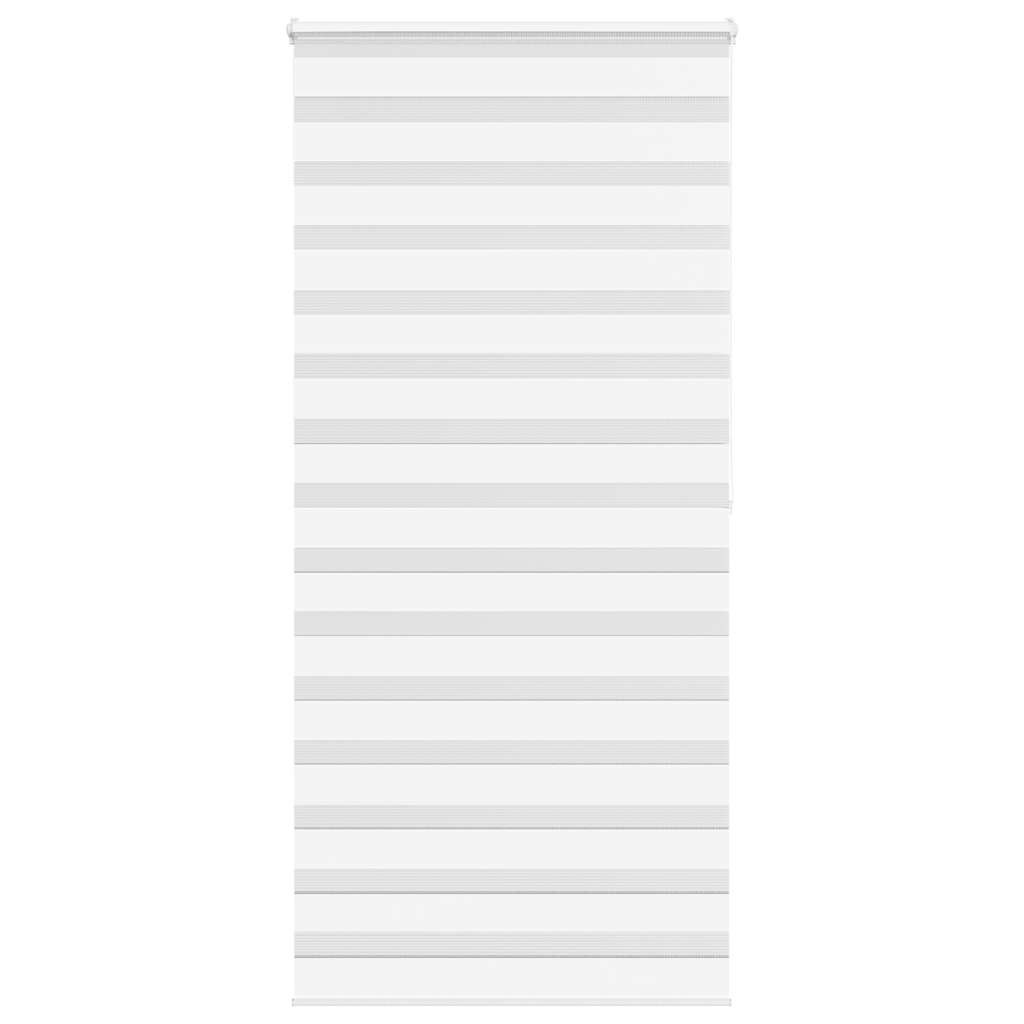 vidaXL Doppelrollo Weiß 100x200 cm Stoffbreite 95,9 cm Polyester