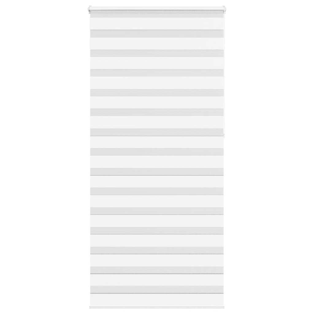 vidaXL Doppelrollo Weiß 100x230 cm Stoffbreite 95,9 cm Polyester