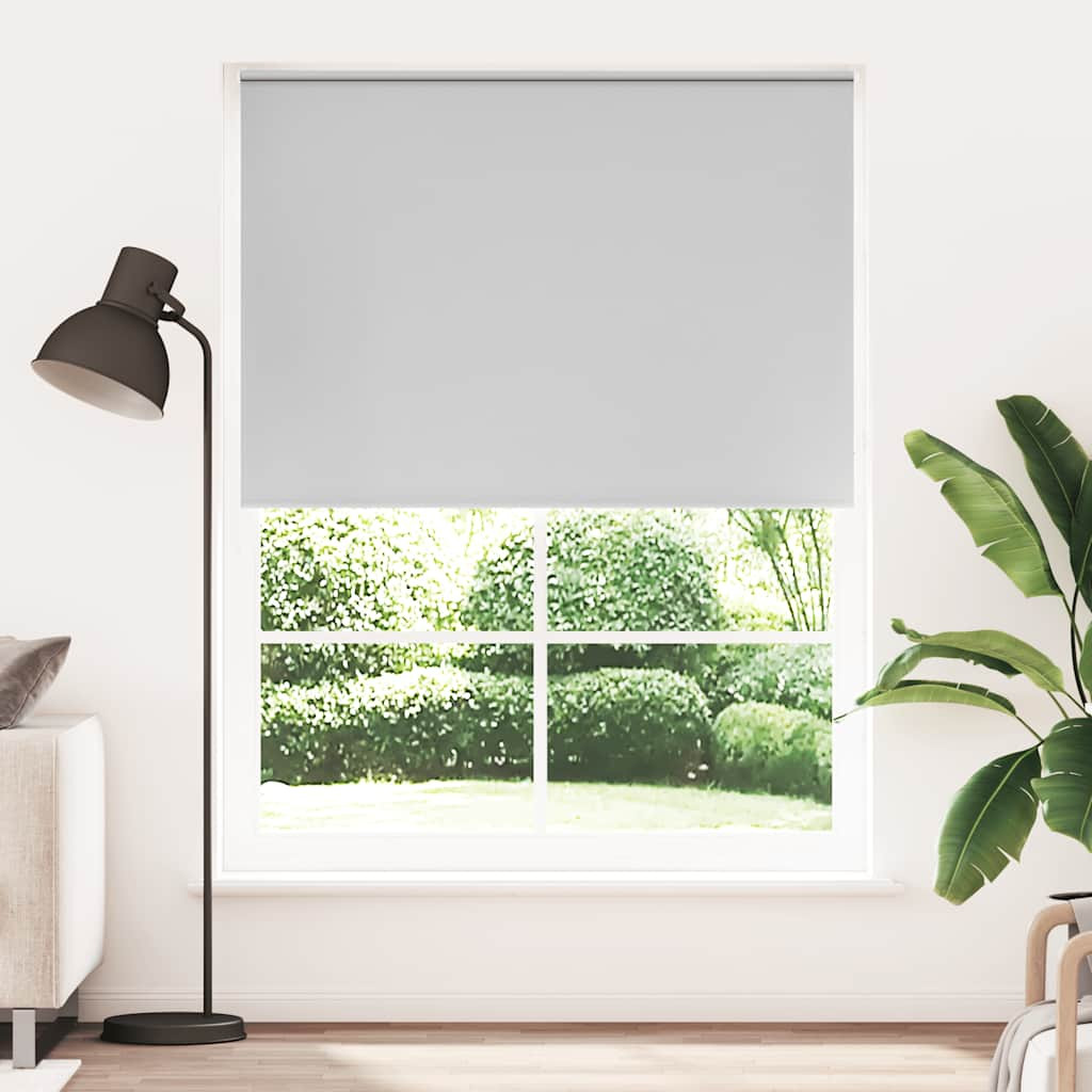 vidaXL Verdunkelungsrollo 164,4 x 230 cm, Stoffbreite 160 cm, grau