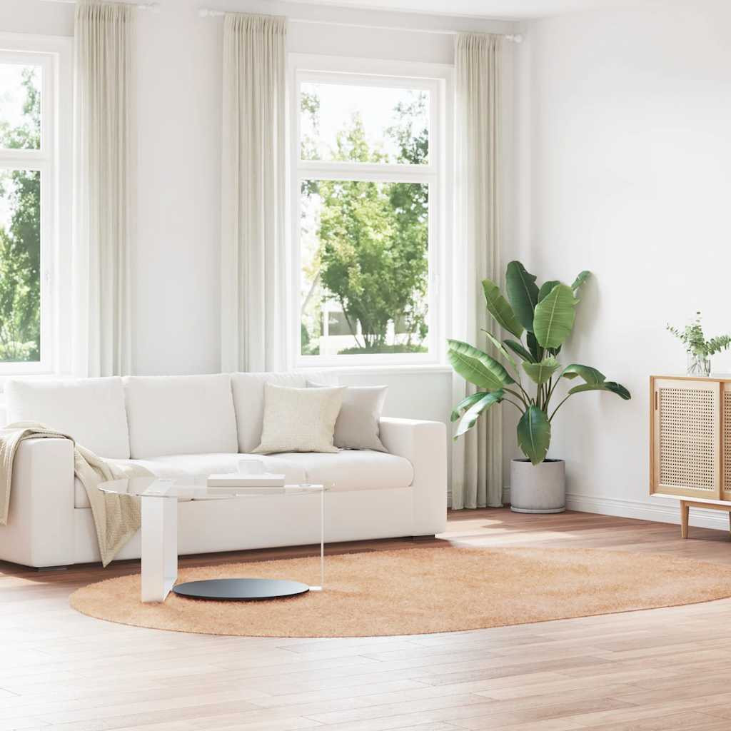 vidaXL Teppich Shaggy Hochflor NAVARRA Beige 300x200 cm Polyester